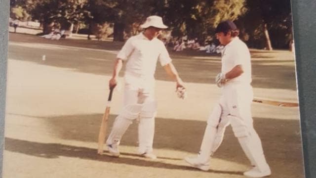 ক্রিকেট মাঠে নওয়াজ শরীফ