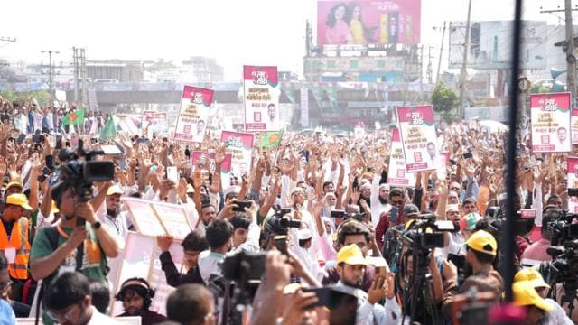 গাজীপুরের ভোগড়া বাইপাসে পথসভা, স্থানীয় নানা ইস্যু উঠে এসেছে সমাবেশগুলোতে