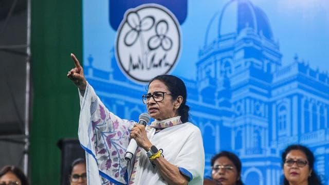 একটি নির্বাচনী জনসভা থেকে বক্তৃতা দিচ্ছেন মমতা ব্যানার্জী - ফাইল ছবি