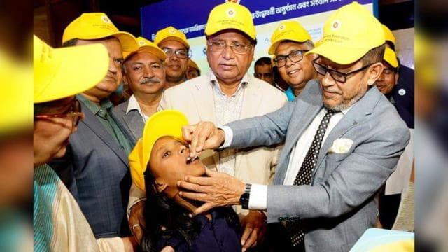 কলেরা টিকাদান ক্যাম্পেইনের আনুষ্ঠানিক উদ্বোধন ঘোষণা করেন স্বাস্থ্য ও পরিবার কল্যাণমন্ত্রী সরদার মো. সাখাওয়াত হোসেন